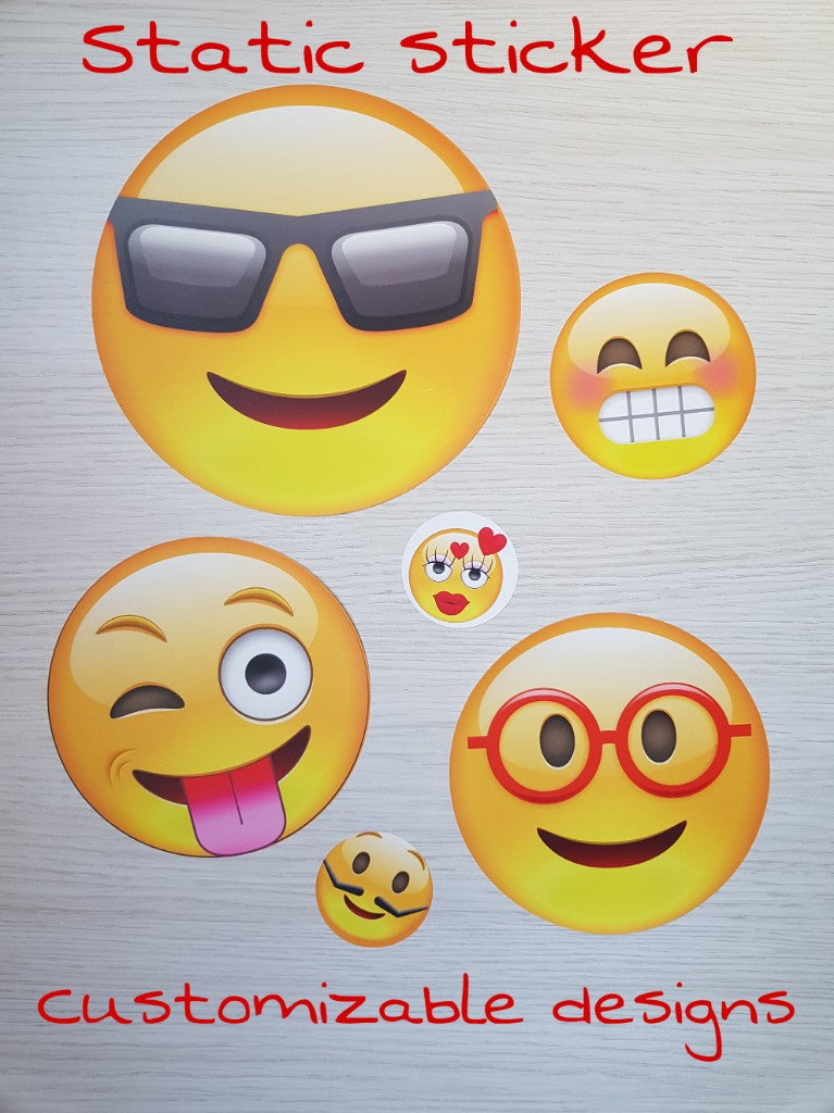 Emoji Stickers Sheets - 12 Count